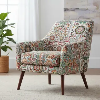 Decoration fabric jacquard Ethnic multico