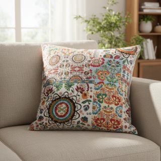 Decoration fabric jacquard Ethnic multico