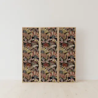 Decoration fabric jacquard Mayorque noir