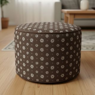 Decoration fabric jacquard DOUBLE FACE Landhaus Edelweiss taupe