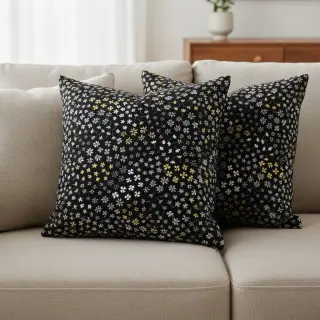 Decoration fabric jacquard Flower Mix Sprinkle metallic deluxe