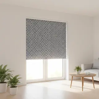 Decoration fabric Linenlook Little Wave Scale