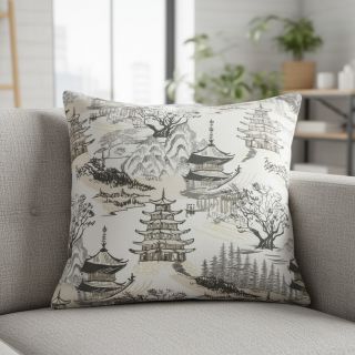 Decoration fabric Haru beige digital print