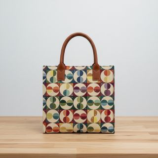 Decoration fabric GOBELIN PREMIUM Graphic square circle