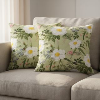 Decoration fabric Romantic rose garden digital print