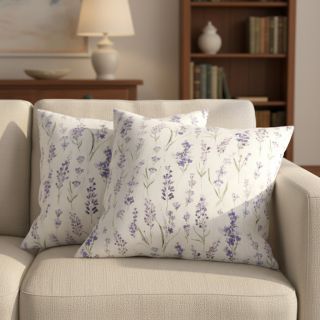 Decoration fabric premium Watercolour lavender field