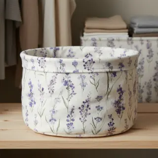 Decoration fabric premium Watercolour lavender field