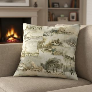 Decoration fabric Winter landscape digital print