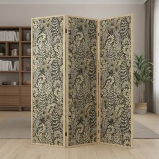 Decoration fabric jacquard Boho leaves