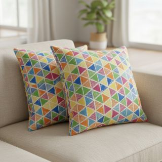 Decoration fabric premium Rainbow triangle
