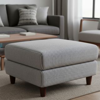 Decoration fabric DOBBY Colored stripe navy blue