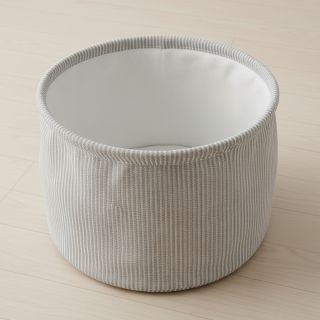 Decoration fabric DOBBY Colored stripe grey