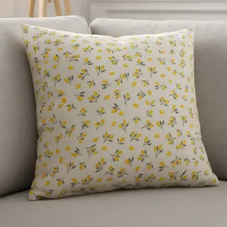 Decoration fabric Linenlook Little citrus fruits