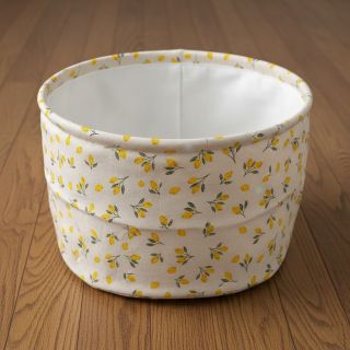 Decoration fabric Linenlook Little citrus fruits