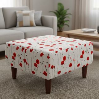 Decoration fabric premium Poppy field
