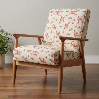 Decoration fabric Linenlook Winter berry