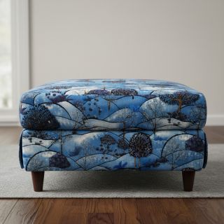 Decoration fabric Forest hill winter digital print