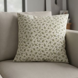 Decoration fabric Linenlook premium Black Olive