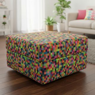 Decoration fabric jacquard Pixels