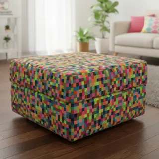 Decoration fabric jacquard Pixels