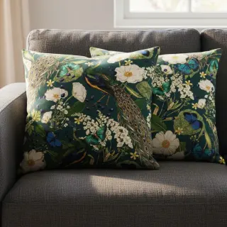 Decoration fabric premium Peacock butterfly chique digital print