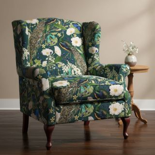 Decoration fabric premium Peacock butterfly chique digital print