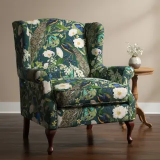 Decoration fabric premium Peacock butterfly chique digital print