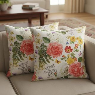 Outdoor decoration fabric TEFLON ROSE GARDEN