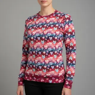 Sweat fabric All you need is love design B digital print