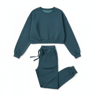 Jogging sweat MELANGE dark petrol