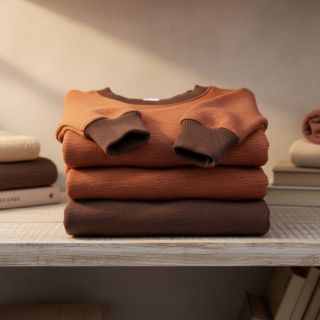 Jogging sweat MELANGE brick