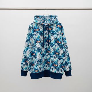 Sweat fabric Flower galaxy design B digital print