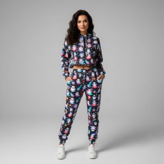 Sweat fabric Spooky design D digital print