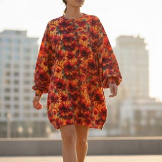 Sweat fabric Pixy design B digital print