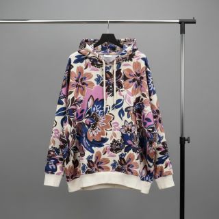 Sweat fabric Flowers Mici ecru digital print