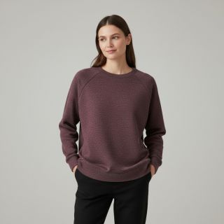 Jogging sweat JOGGING aubergine melange