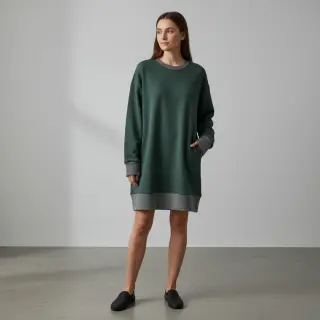 Jogging sweat JOGGING dark green melange