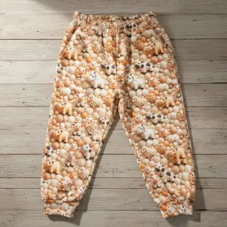 Sweat fabric Cutie pies design B digital print