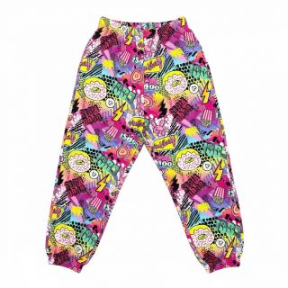 Sweat fabric Manga fuchsia digital print