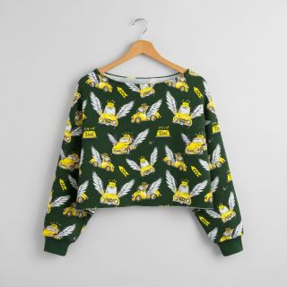 Sweat fabric Retro design A digital print