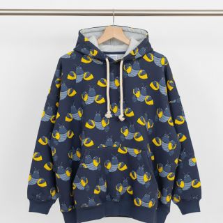 Sweat fabric Cool lobsters blue