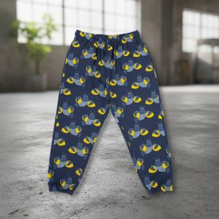 Sweat fabric Cool lobsters blue