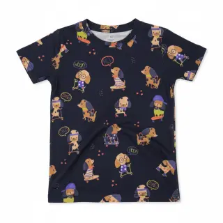 Jersey Dogs navy digital print