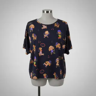 Jersey Dogs navy digital print