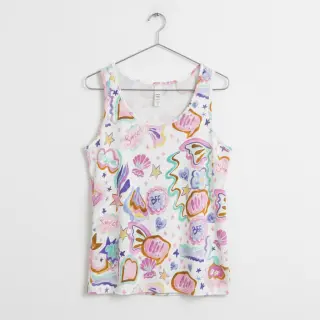 Jersey Shells white digital print