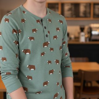 Jersey Bears dark mint melange