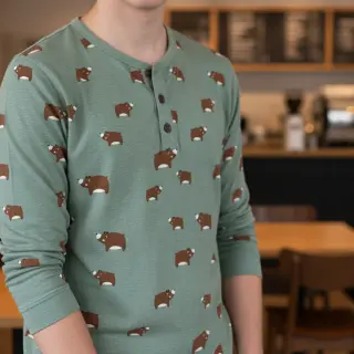 Jersey Bears dark mint melange