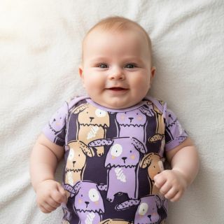 Jersey Funny dogs dark purple