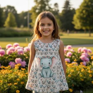 Jersey Mini animals design B digital print