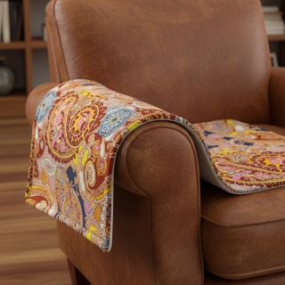 Faux fur Paisley digital print